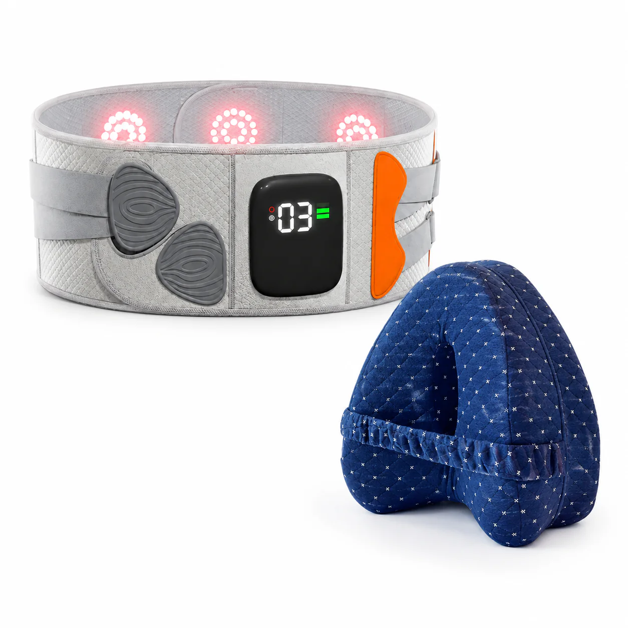 LumbaRest + Coussin Orthopédique Nuit