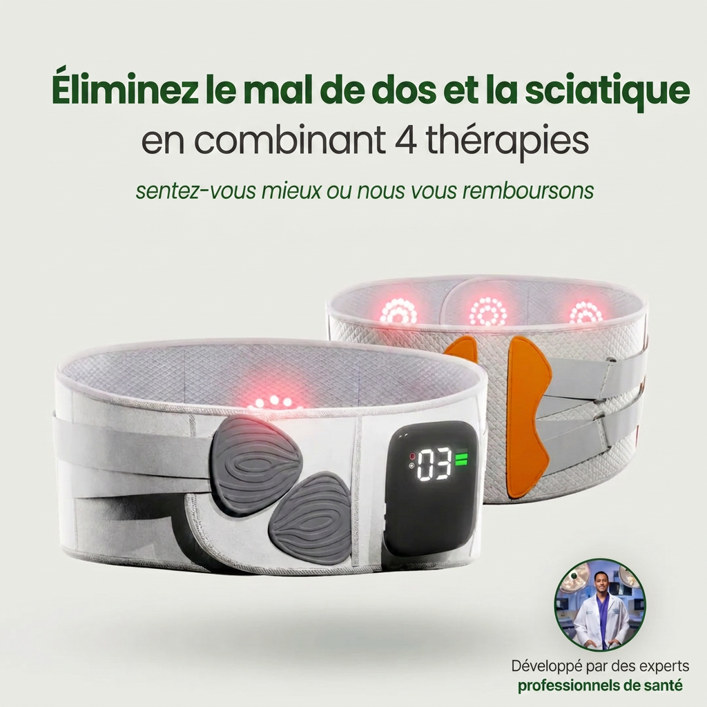 Vertaline LumbaRest avec thérapie lumineuse active